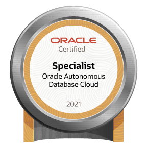 Oracle Autonomous Database Cloud 2021 Certified Specialist